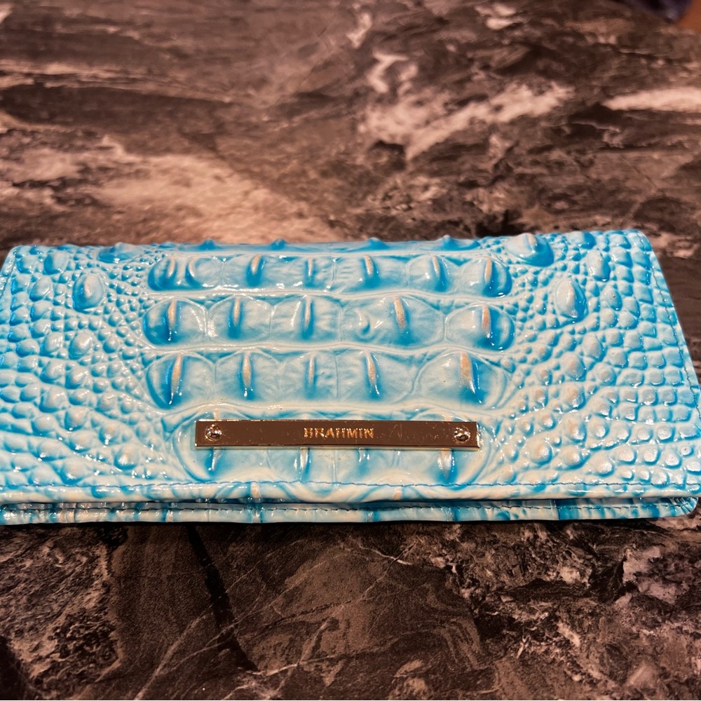 Brahmain Ady wallet in Dusty Melbourne blue